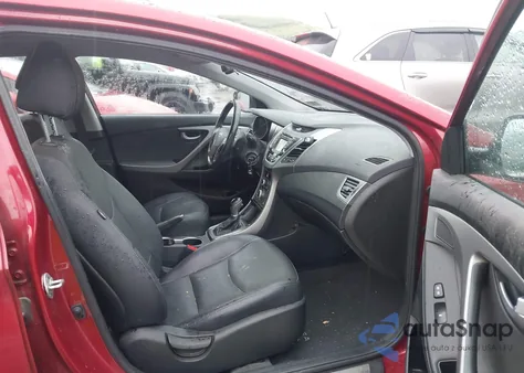 2015 Hyundai Elantra Limited z USA, uszkodzony, nr VIN 5NPDH4AE7FH641668